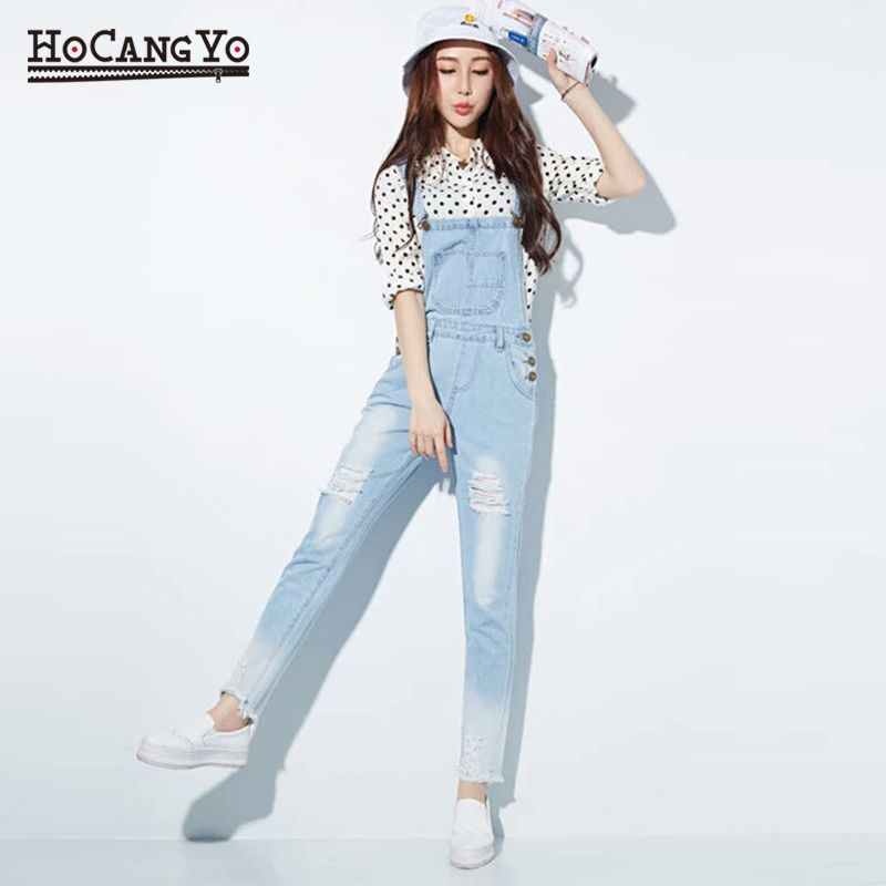 female jean jumpsuits