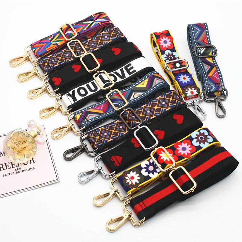 Bag Strap Handbag Belt Wide Shoulder Bag Strap Replacement Strap Accessory Bag Part Adjustable Belt For Bag 130Cm 7 130cm