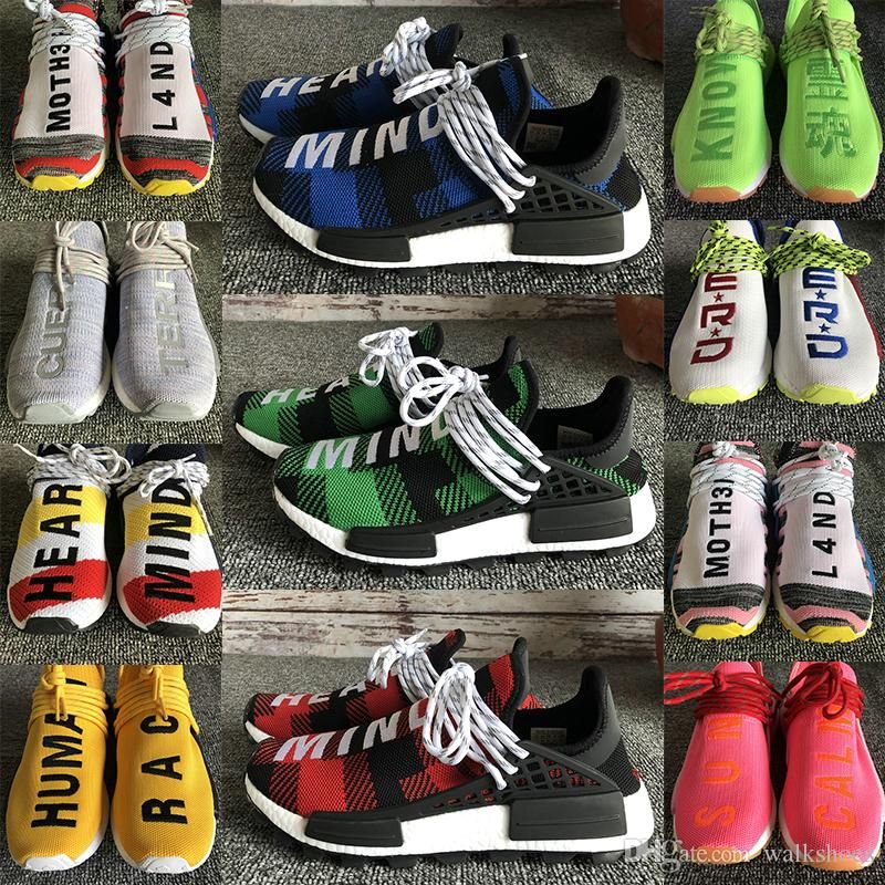 2020 Best NMD Human Race BBC Pack Plaid Know Soul Cotton Candy Multi Color Nerd Infinite 