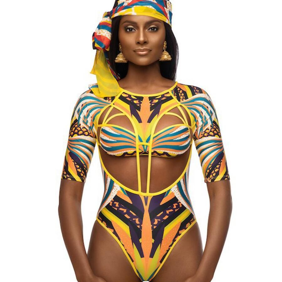 mid sleeve swimsuits