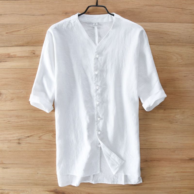 white half sleeve casual shirt