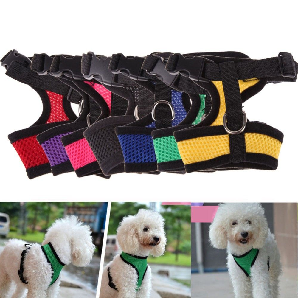2019 Adjustable Comfort Soft Breathable Dog Harness Pet Vest Rope