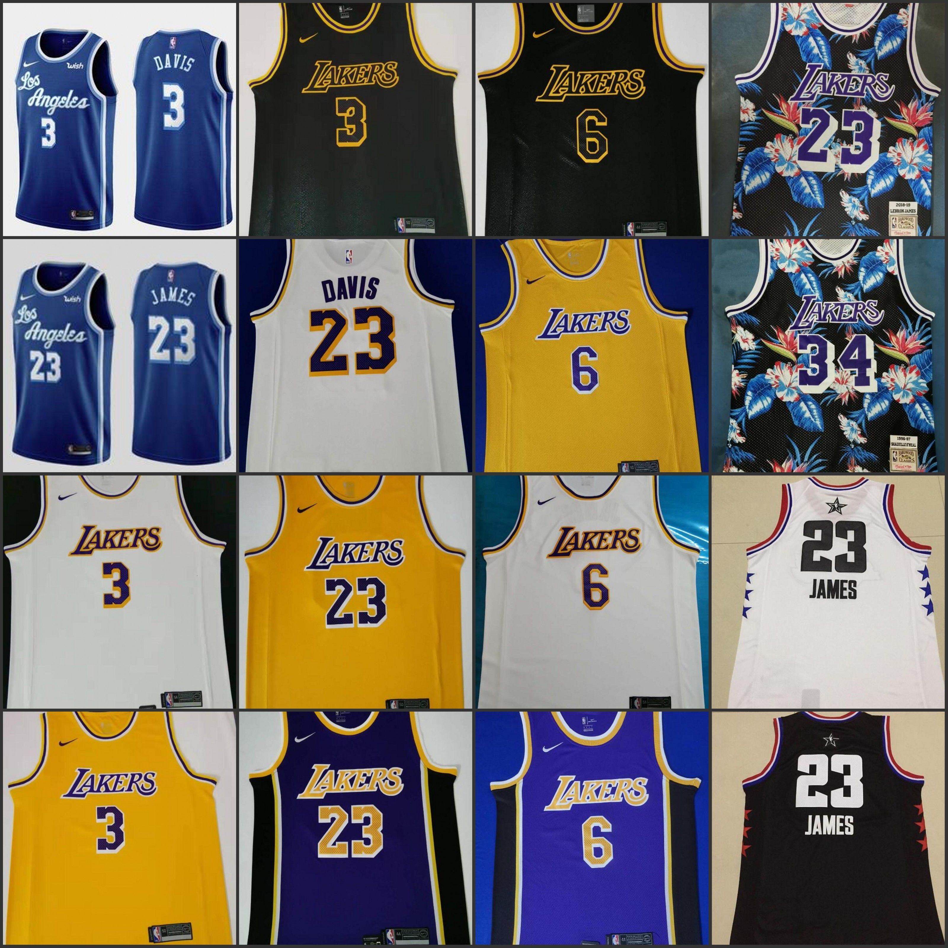 Compre Los Angeles Lakers 2 Derek Fisher 3 Anthony Davis 23 LeBron James 6 lance Stephenson camisetas De La NBA Baloncesto De Los Hombres A 17,87 € Del Jersey136 | DHgate.Com