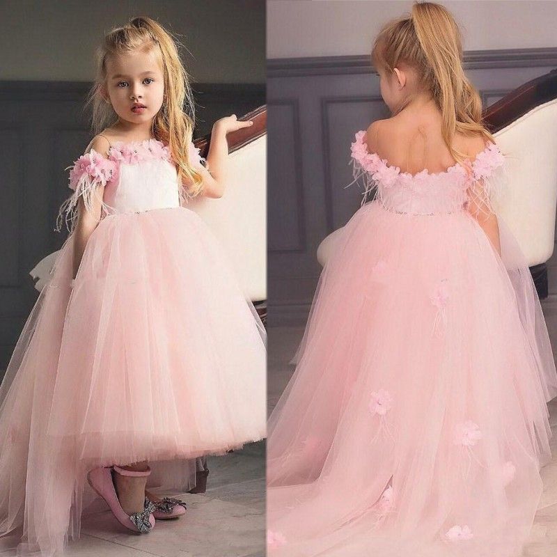 blush pink childrens dress
