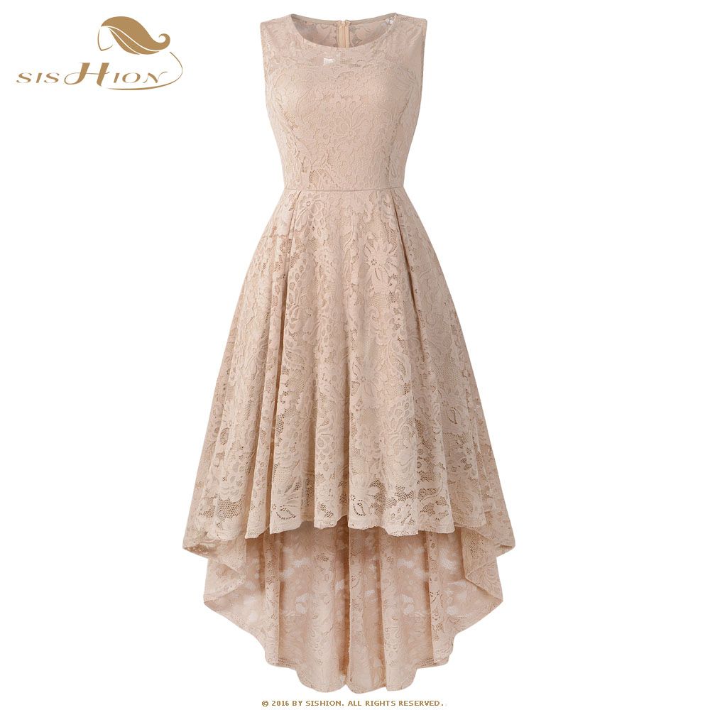 Acheter Vente En Gros 11 Couleurs Femmes Formelles Robe Sans Manches Sexy Courte Devant Long Dos Noir Blanc Rouge Bleu Gris Elegante Robe En Dentelle Vd1007 De 30 6 Du Liuyangfuzhuang Dhgate Com