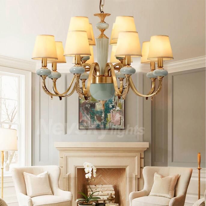 Lámparas colgantes Lámparas de techo modernas Living Ceramics Chandelier Iluminación de la iluminación de