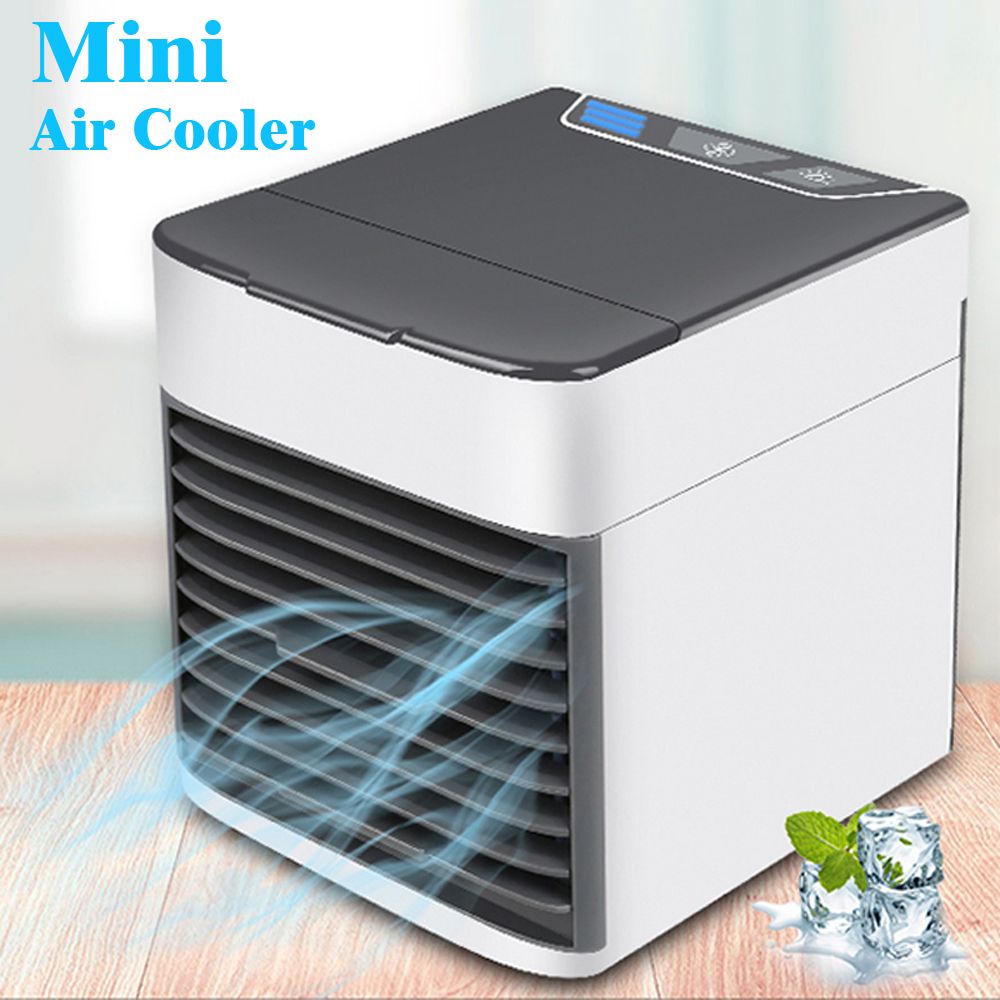2020 Portable Mini Air Conditioner Usb Cooler Fans Light Desktop
