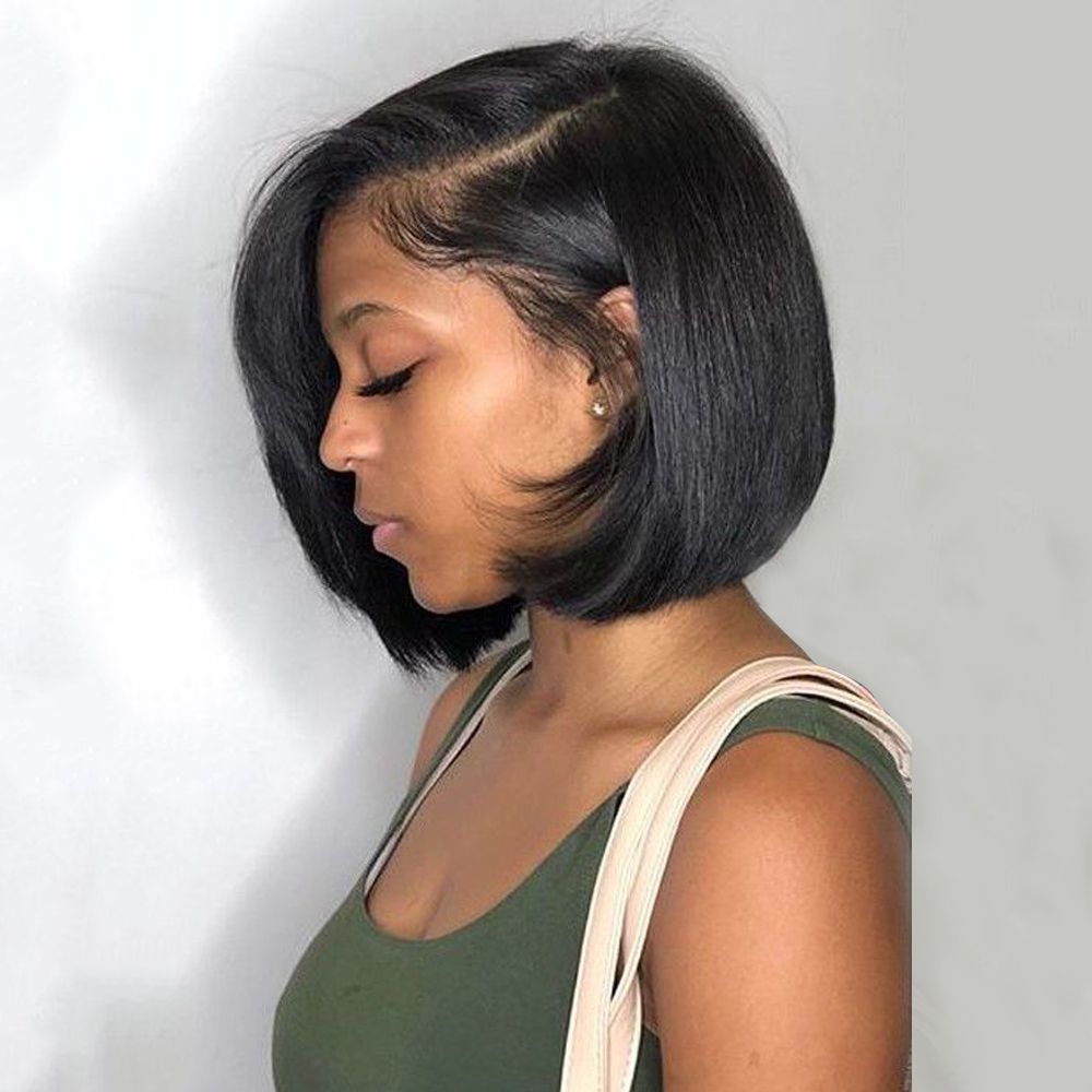 150% Short Bob Lace Front Human Hair Wigs Brazilian Straight Bob Lace Front Wigs Pre 150% Short Bob Lace Front Human Hair Wigs Brazilian Straight Bob Lace Front Wigs Pre