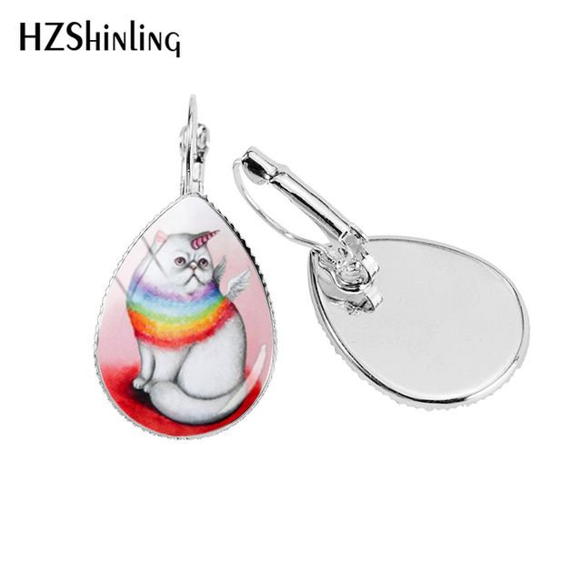 Satin Al Yeni Unicorn Kedi Boyama Su Damlasi Kupe Gokkusagi Kedi