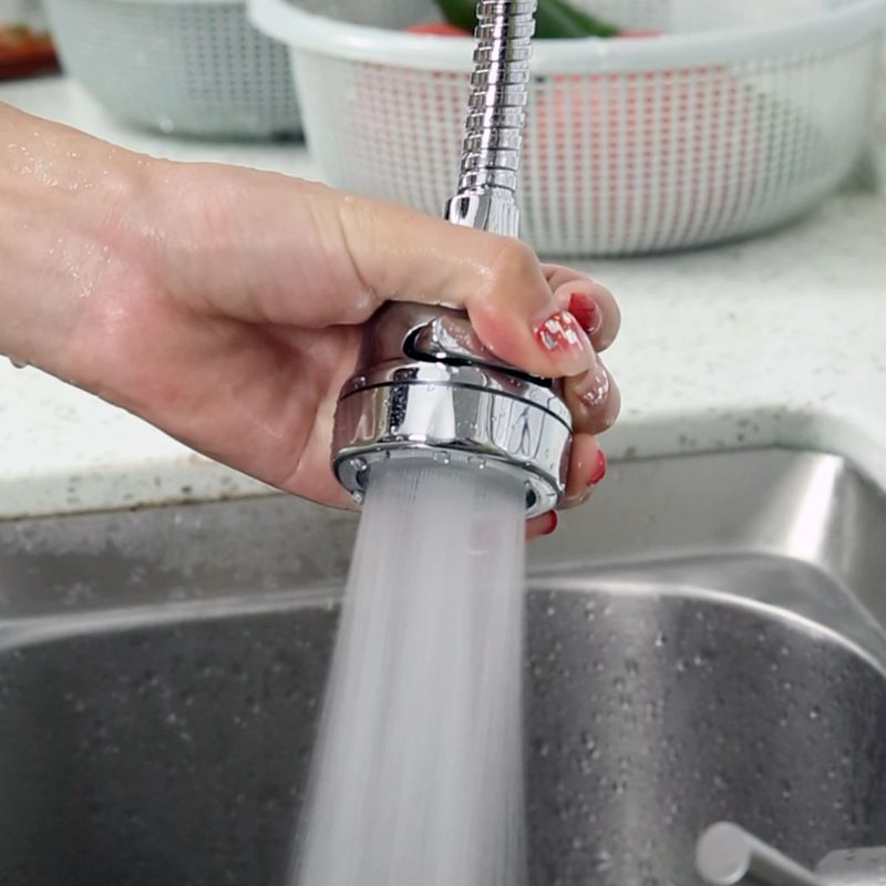 360 Rotating Faucet Water Filter Swivel Sink Faucet Extended Splash-Proof Kitchen Faucet Nozzle Water Filter Folding Shower Head Tap Spray Adjuster Nozzle Head for Bathroom Kitchen Portable Durab 
