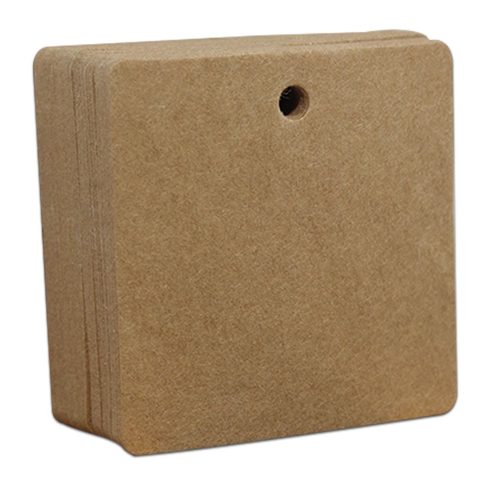 6x6cm Square Brown