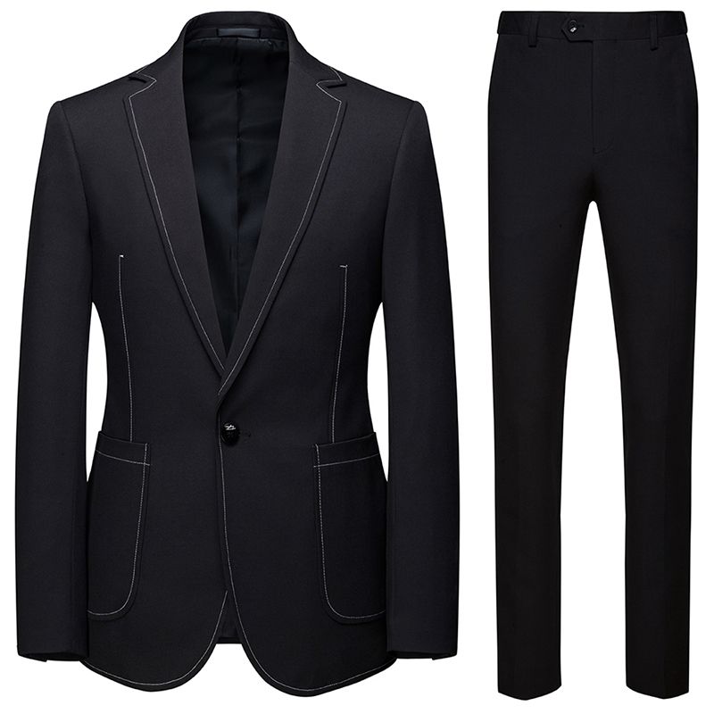 Compra Trajes Para Hombre Slim Fit Traje De Negocios De Tela Elástica Para  Hombres Oficinas Formales Blazer Fiesta Trajes De Novio Vestido De Novia  Para Hombres Tuxedo XF121 Barato | Entrega Rápida