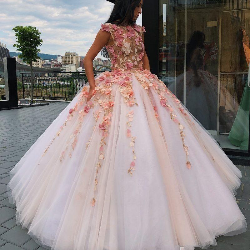 semi ball gown