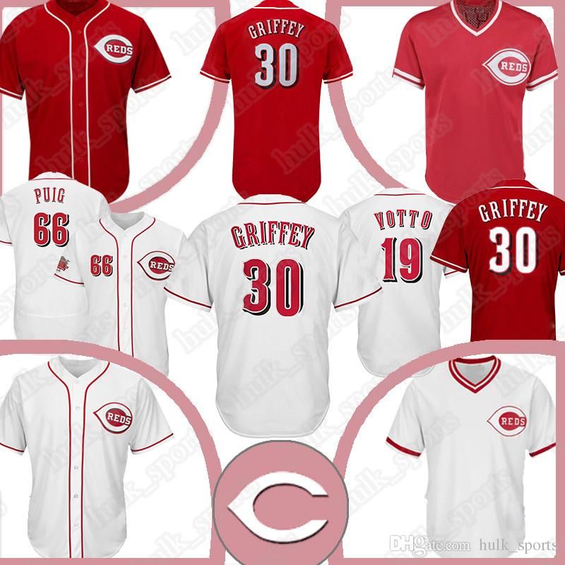 Cincinnati 66 Yasiel Puig Reds Jerseys