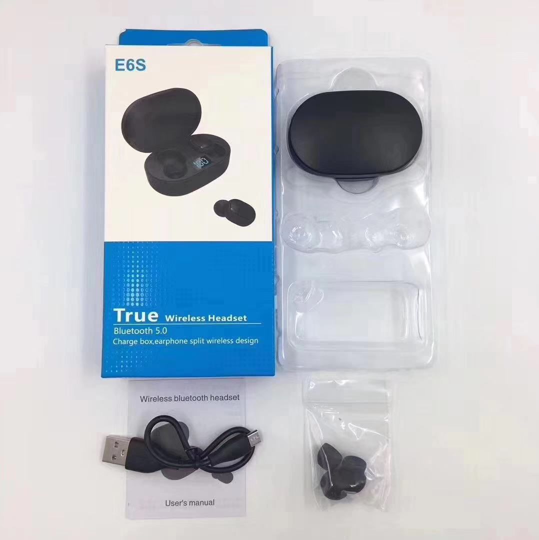 Venda Por Atacado De Estilo E6s TWS Bluetooth 5.0 Sem Fio LED Fone De Ouvido  Estéreo De Negócios Headphone Mini Fones De Desporto Jogo Headset PK A6S  Headset A $42,6 | DHgate.Com