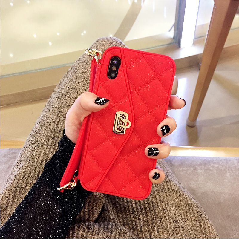 Wholesale Fashion Luxury Leather Silicone Designer Wallet Cell