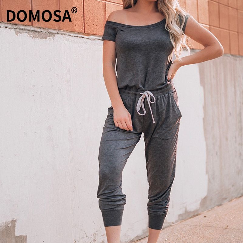 off shoulder jumpsuits for ladies