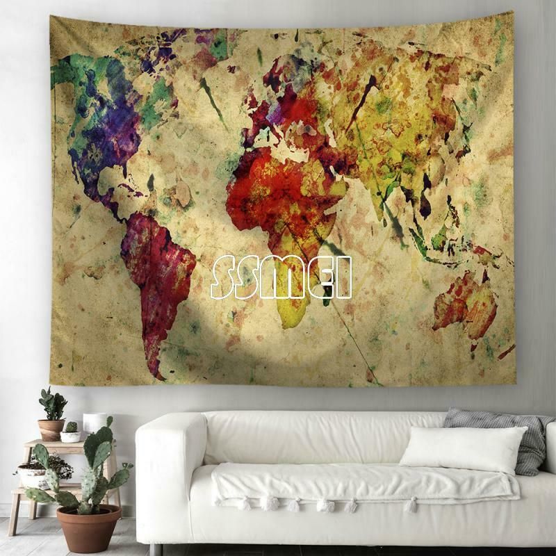 Colorful Tree Print Tapestry Wall Hanging Tapestry Art Festival Dorm Home Decor