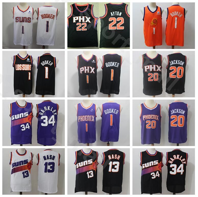 2021 Men Devin Booker Jersey Deandre Ayton Josh Jackson Steve Nash Charles Barkley Basketball Edition Earned City Black Purple White Orange From Vip Sport 11 62 Dhgate Com