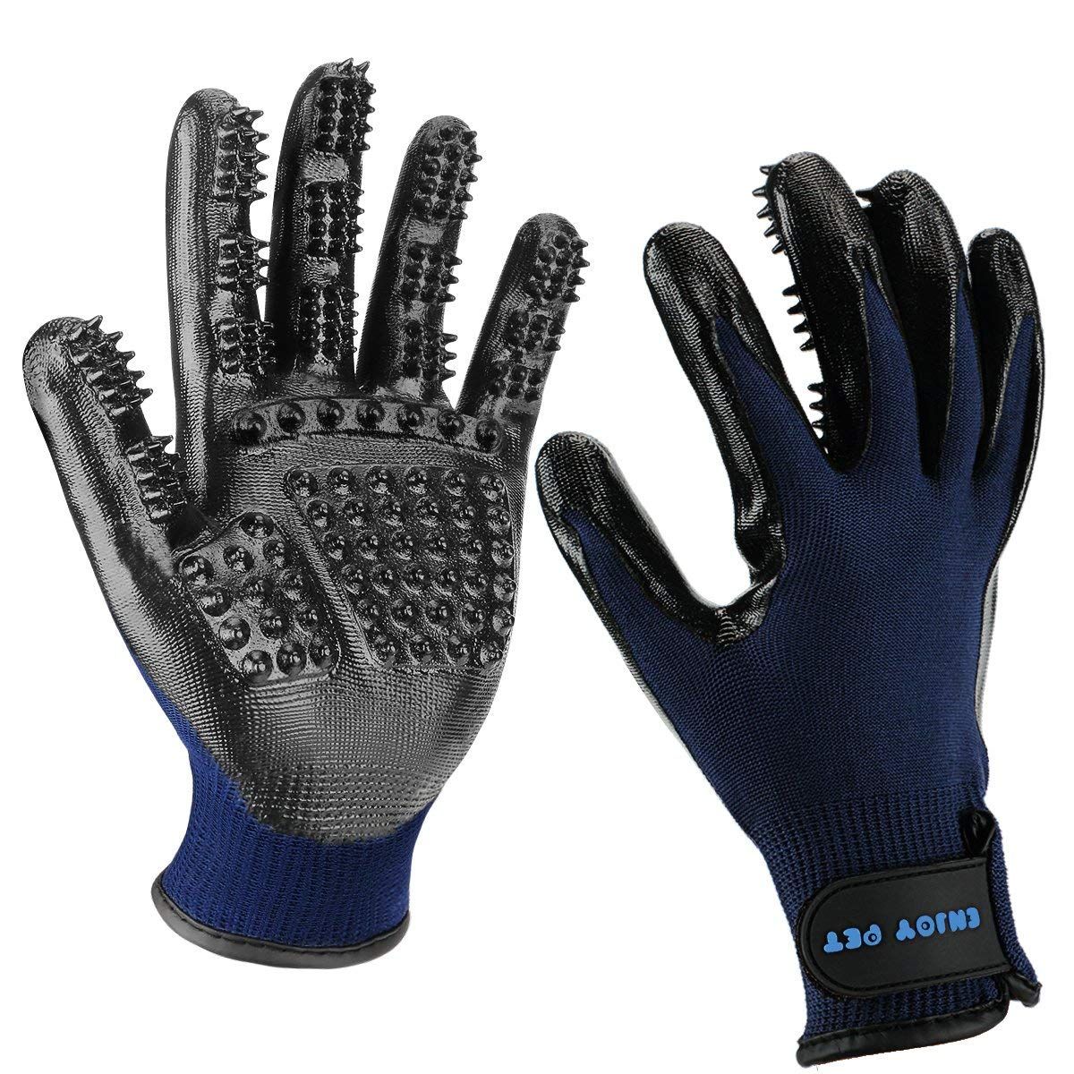 silicone pet grooming glove