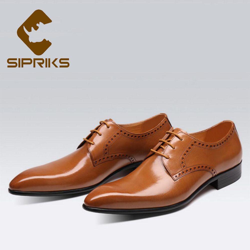 Compre Sipriks Estilo Britanico Zapatos De Vestir Para Hombre De