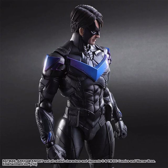 Play Arts Kai Batman Arkham Knight Nightwing Robin Action Figure Toy Doll Model