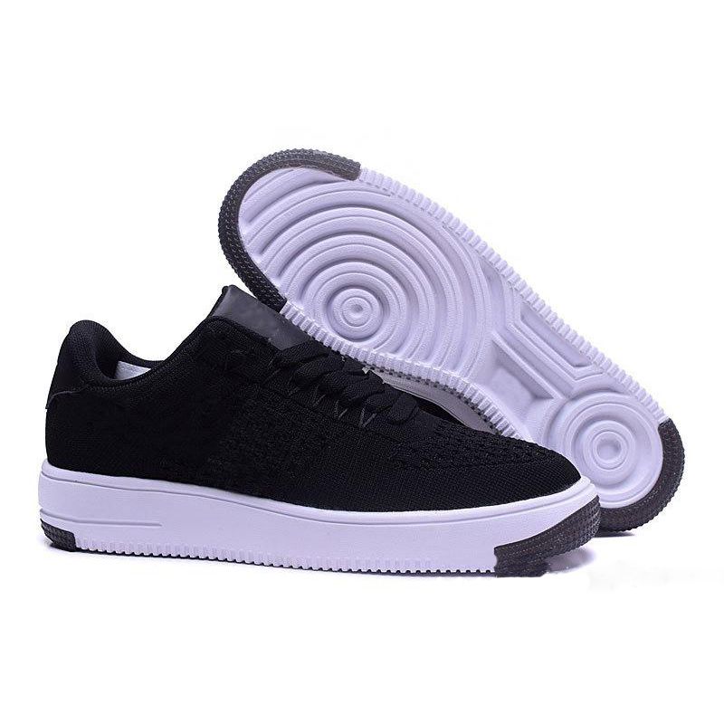 Nike Air Force one 1 one af1 flyknit low de deporte transpirables para