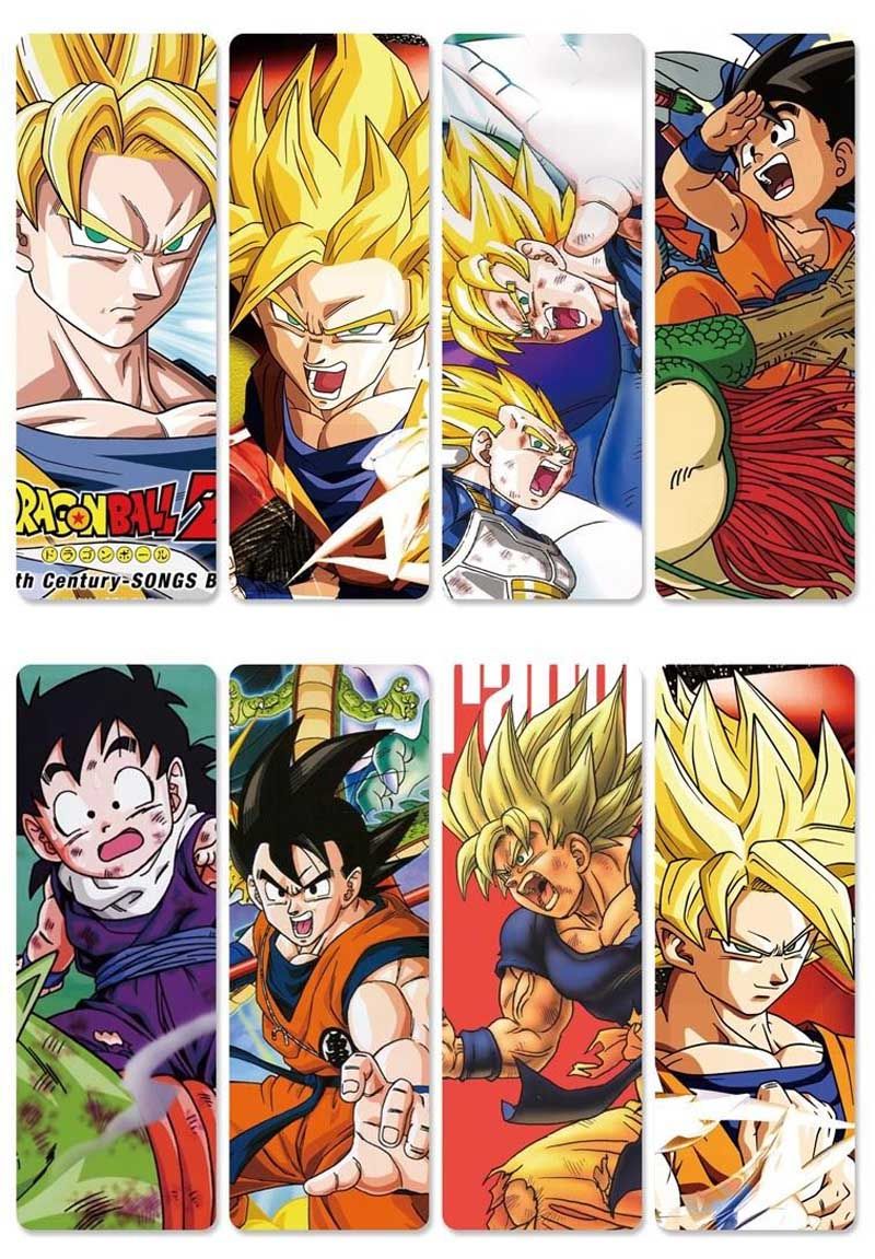 anime pvc bookmarks of dragon ball z printing with son goku kakarotto for books school supplies accessories stationery from sakatagintoki 1 36 dhgate com