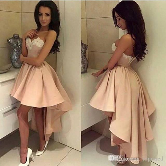 white lace dress short front long back
