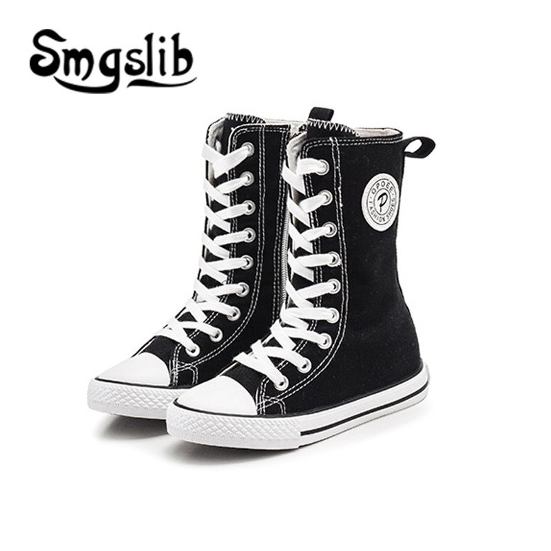 girls canvas trainers