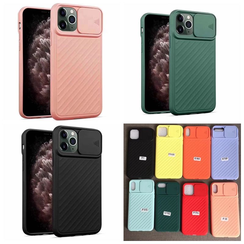 Slide Camera Protection Soft TPU Case For IPhone 12 Pro ...