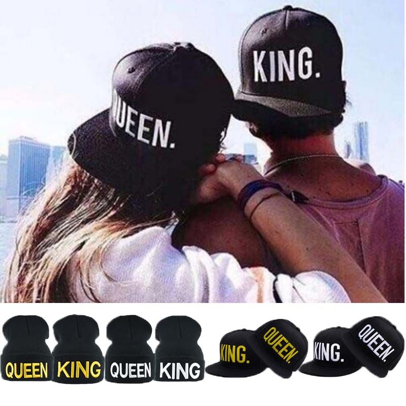 Unisex KING QUEEN Embroidered Lover Baseball Hat Outdoor Hip Hop Snapback Cap Unisex KING QUEEN Embroidered Lover Baseball Hat Outdoor Hip Hop Snapback Cap