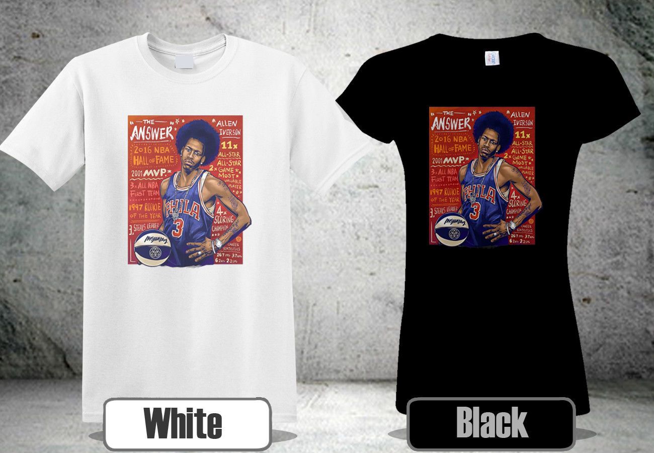 allen iverson the answer t shirt