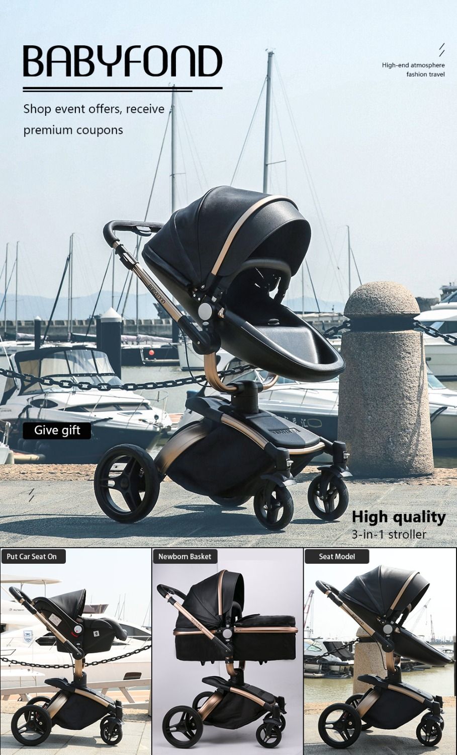 high seat stroller