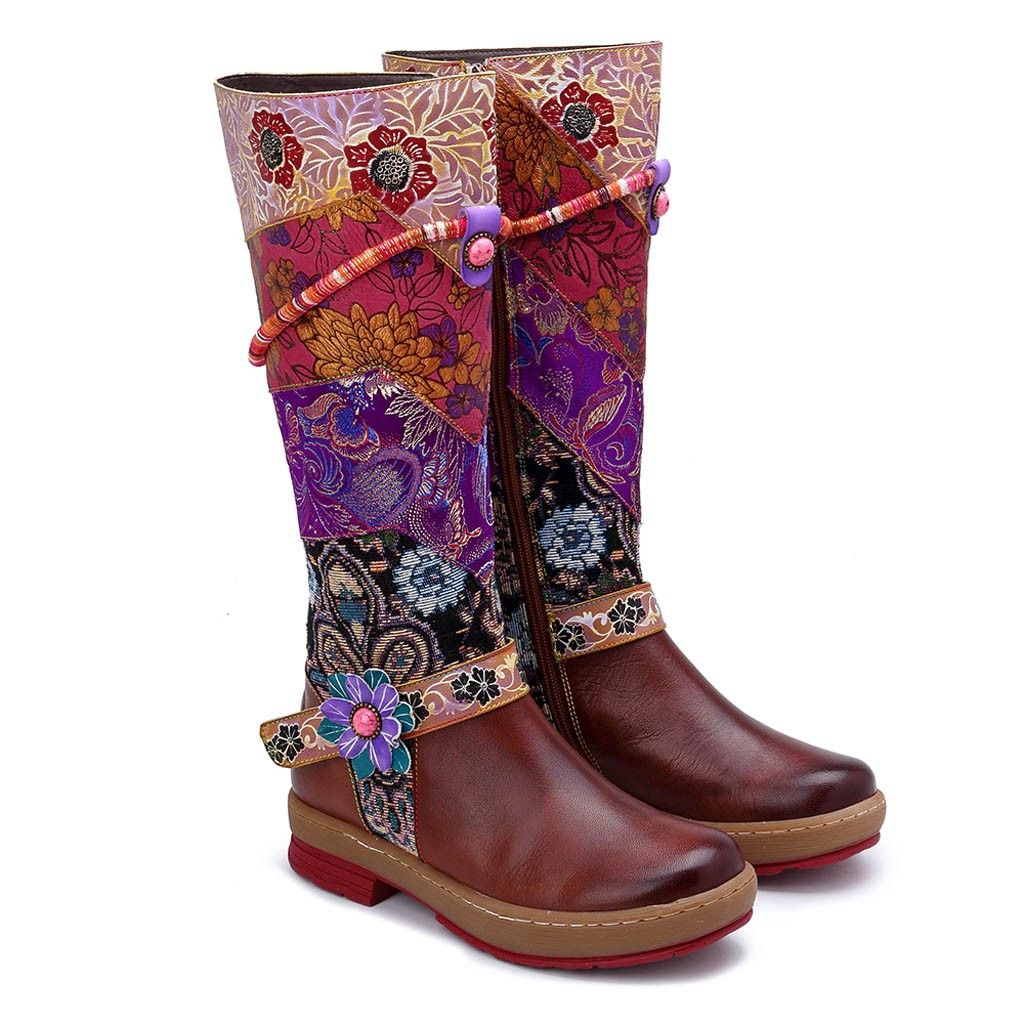 rainbow womens boots