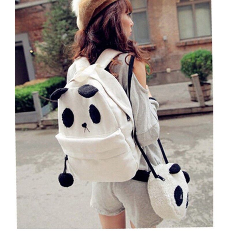 girls panda backpack