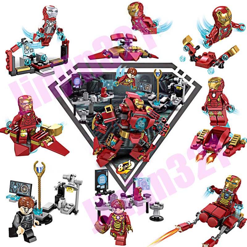 lego iron man 8 in 1