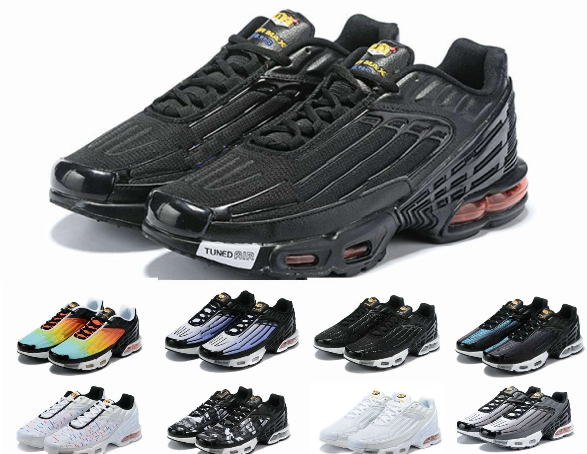 Acquista 2020 Scarpe Inoltre III 3 TN Mens Desig TUNED Airs Acquista Nike Air Max Tn Le Nuove Mercurial Airs Inoltre Tn