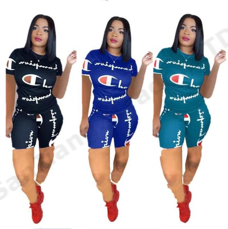 champion two piece set shorts