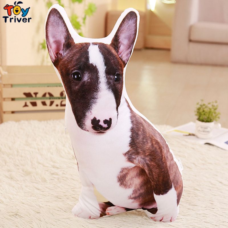 bull terrier stuffed animal