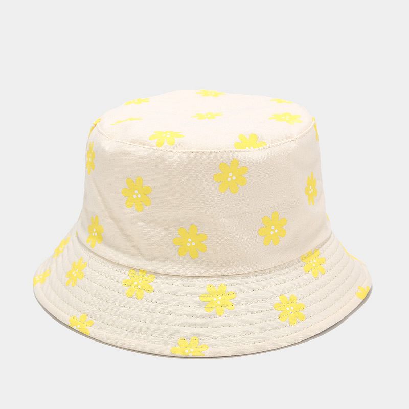 flower print bucket hat