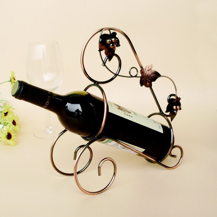 2019 New Handmade Plating Wine Racks Home Kitchen Bar Accessories