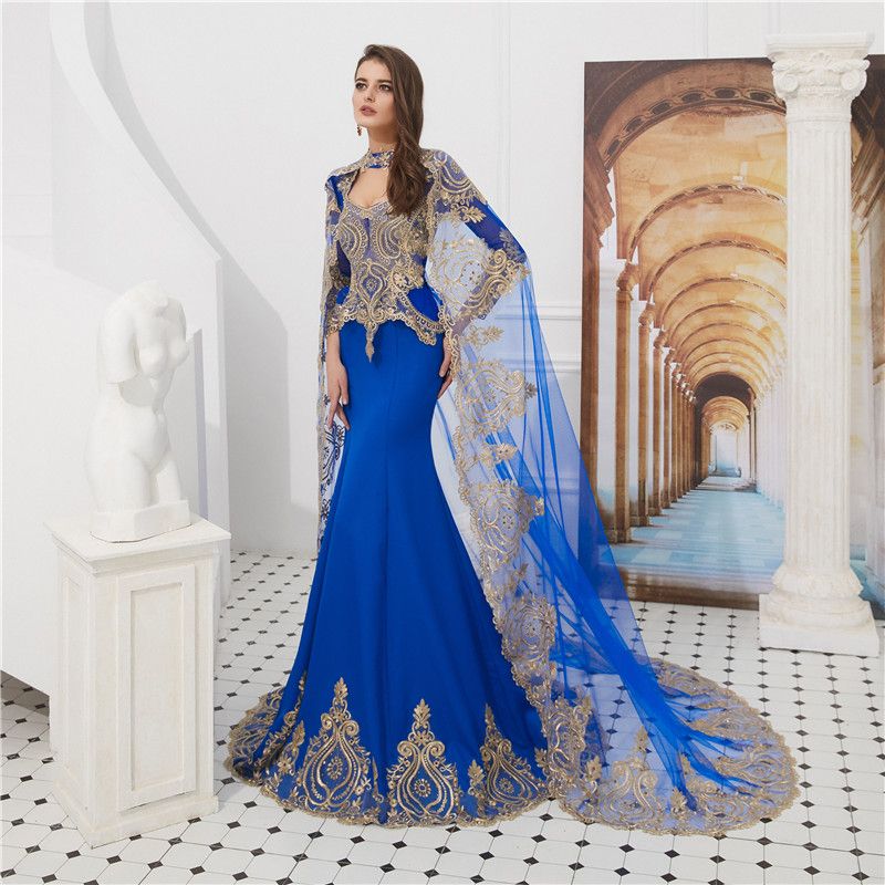 turtle neck prom dress