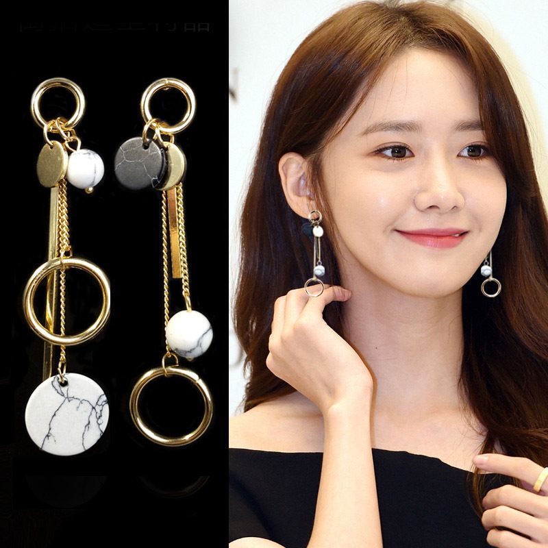 Pendientes Colgantes Largos De Corea Del Sur Pendientes De Pendientes Colgantes Largos De Corea Del Sur Pendientes De