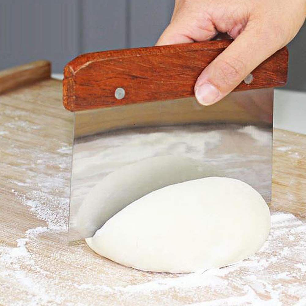 2021 SHANGPEIXUAN Dough Cutter Stainless Steel Dough Pizza Cutters Pastry Scraper Dough Scraper