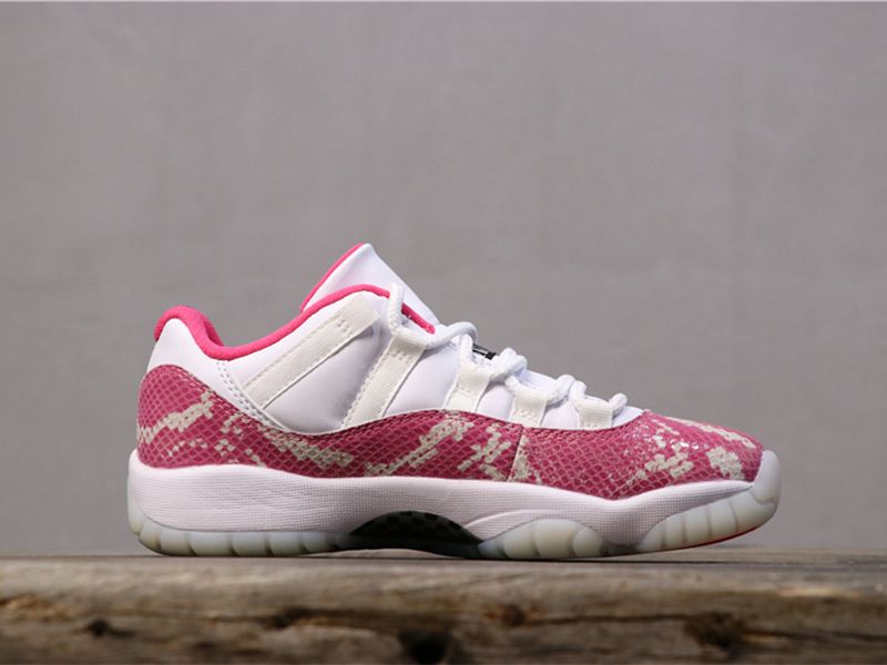pink snakeskin 11s size 5