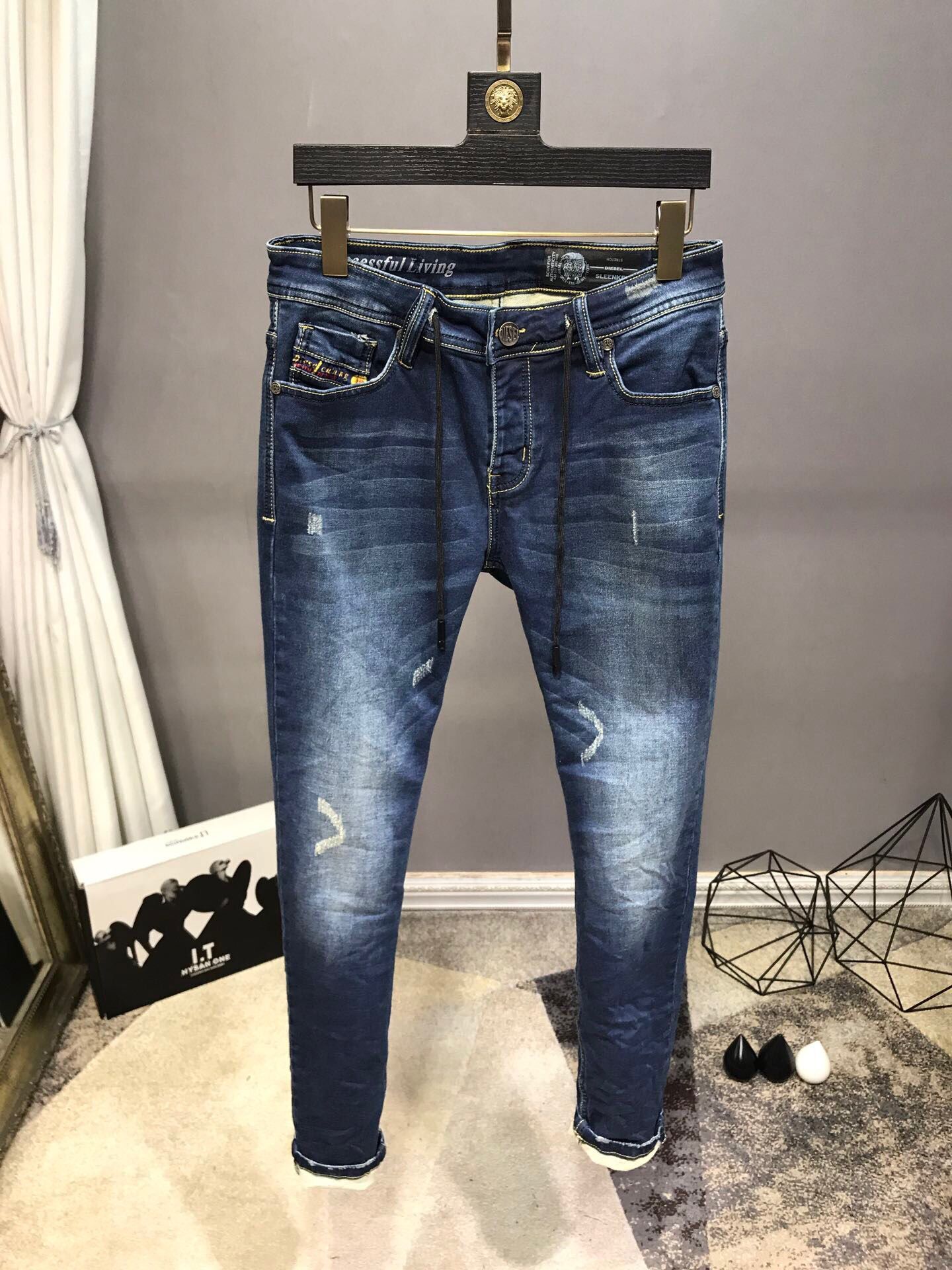 mens diesel jeans straight leg