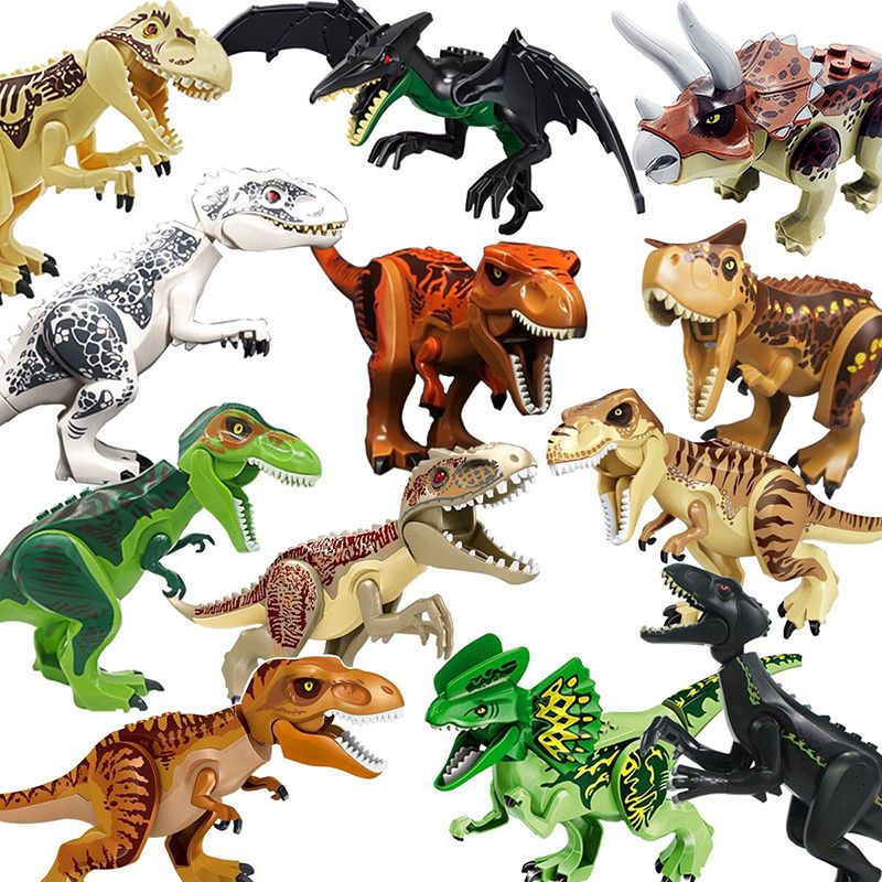 building blocks dinosaur