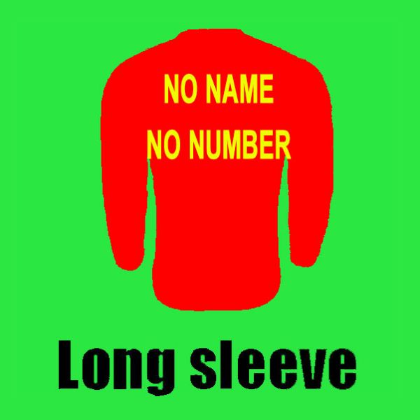 Long sleeve no name no number