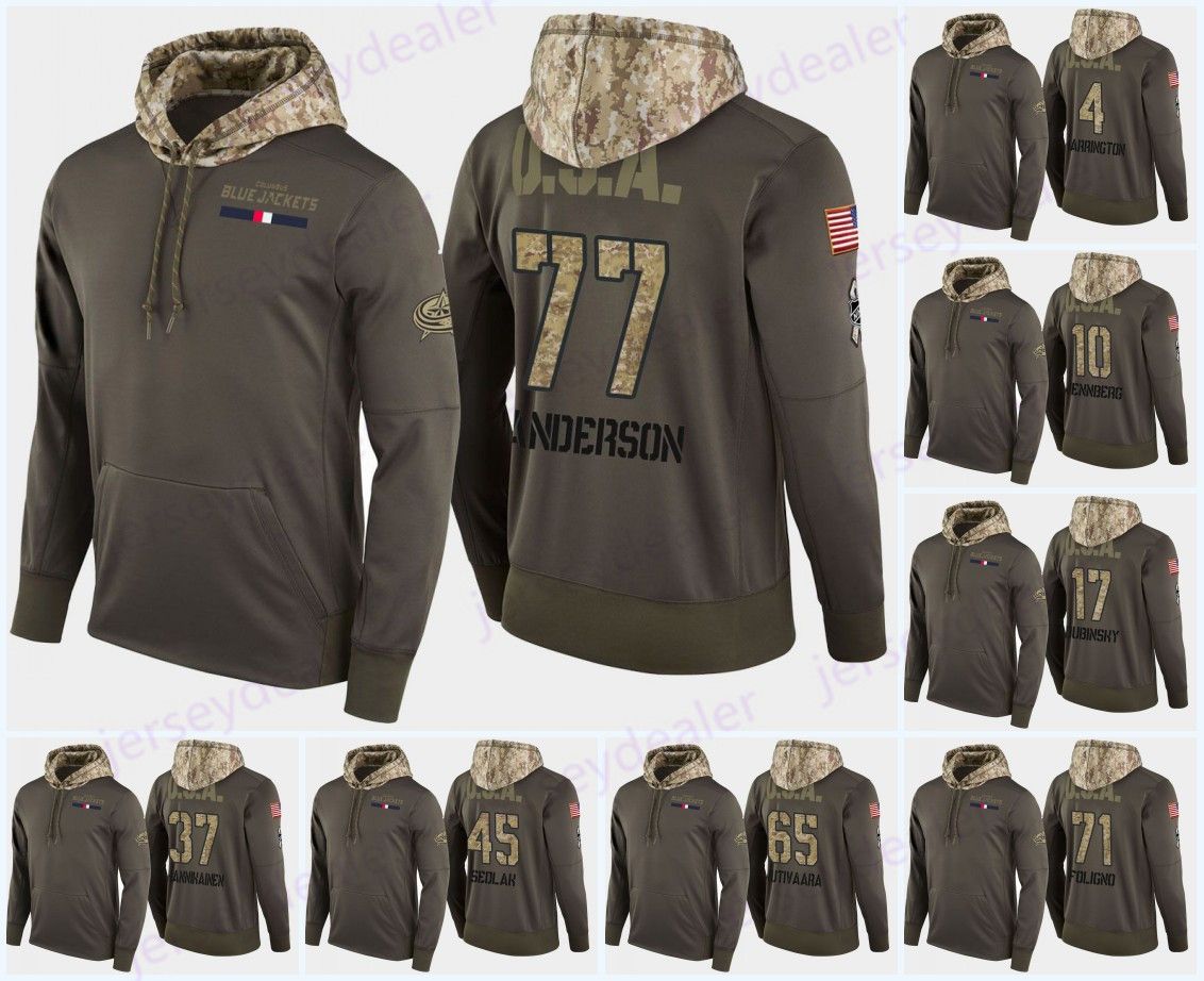 columbus blue jackets military jersey